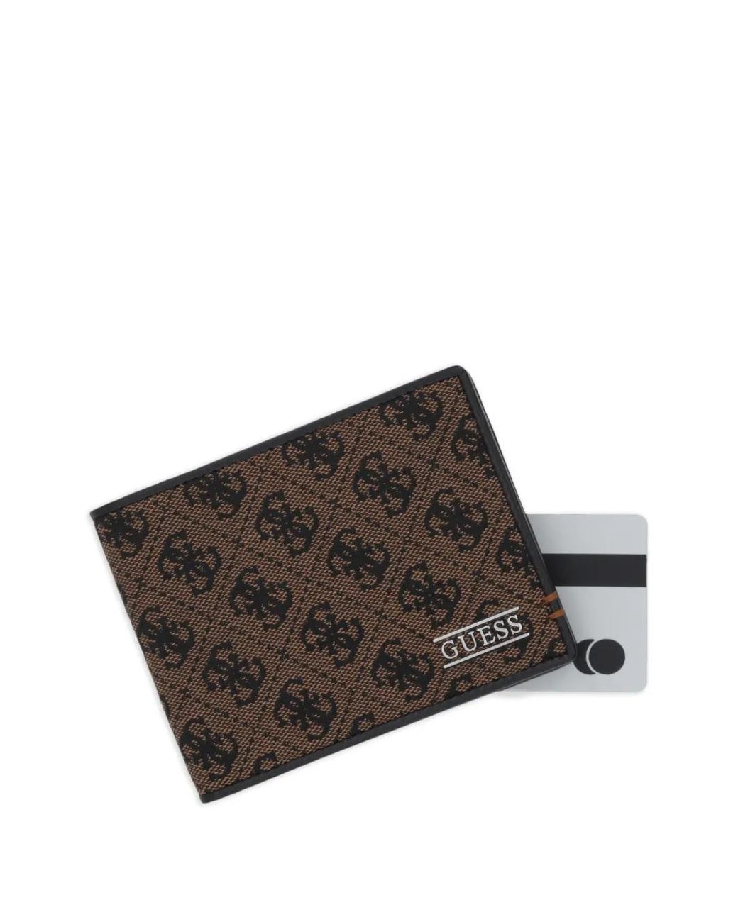 Guess Brown Boston Logo Wallet for men
