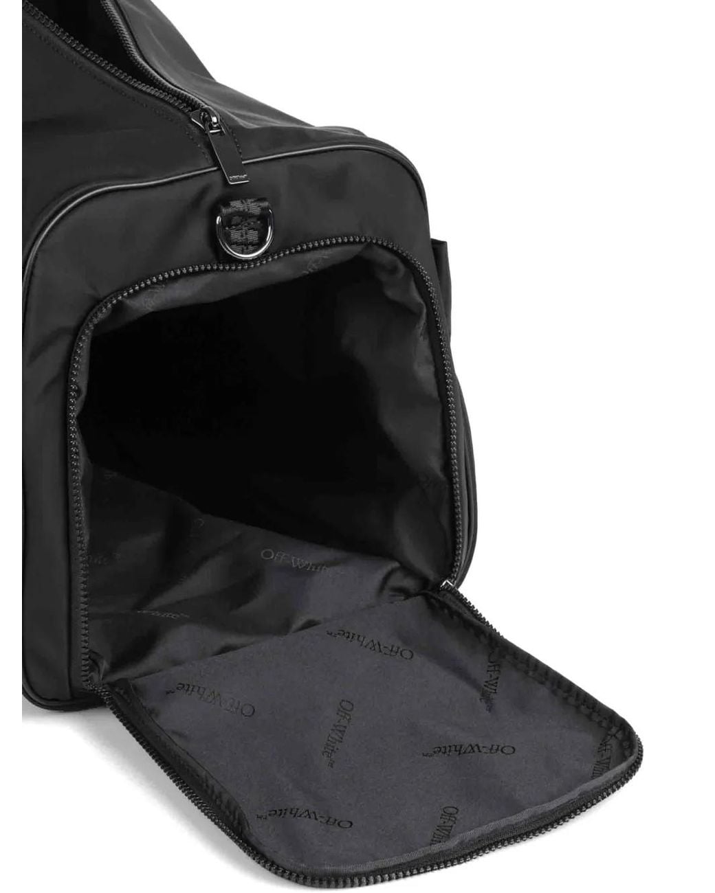 Off-White c/o Virgil Abloh Black Heritage Gym Bag for men
