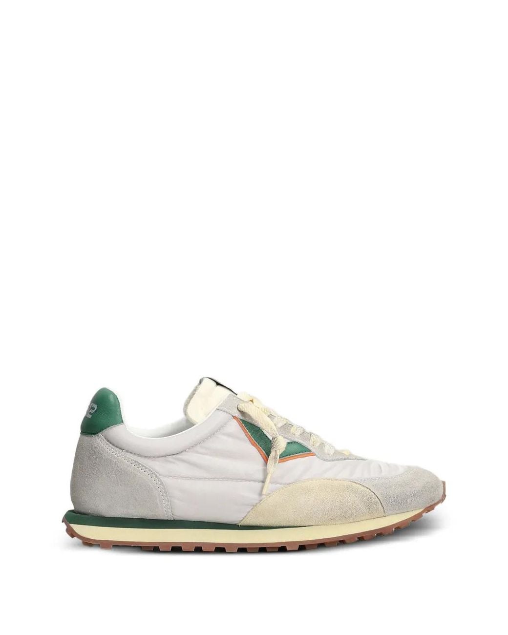 4b12 White Panelled Sneakers for men