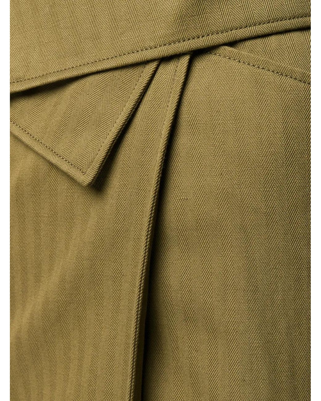 KENZO Green Wrap Waist Skirt