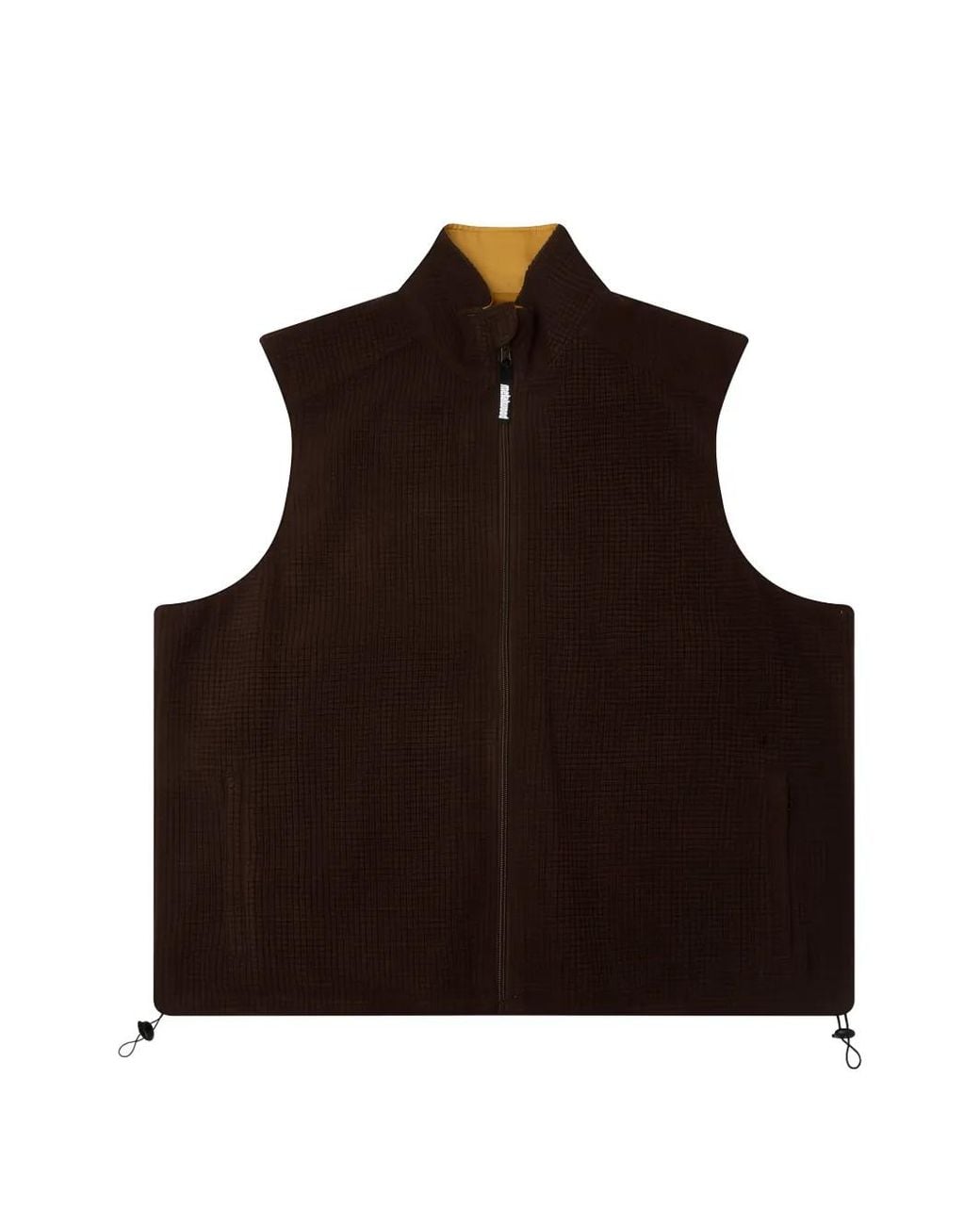 METALWOOD STUDIO Brown Veste Sans Manches Trail Mix À Design Réversible for men