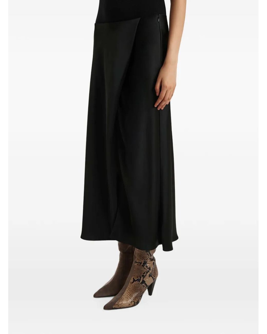 Khaite Black Demi Skirt