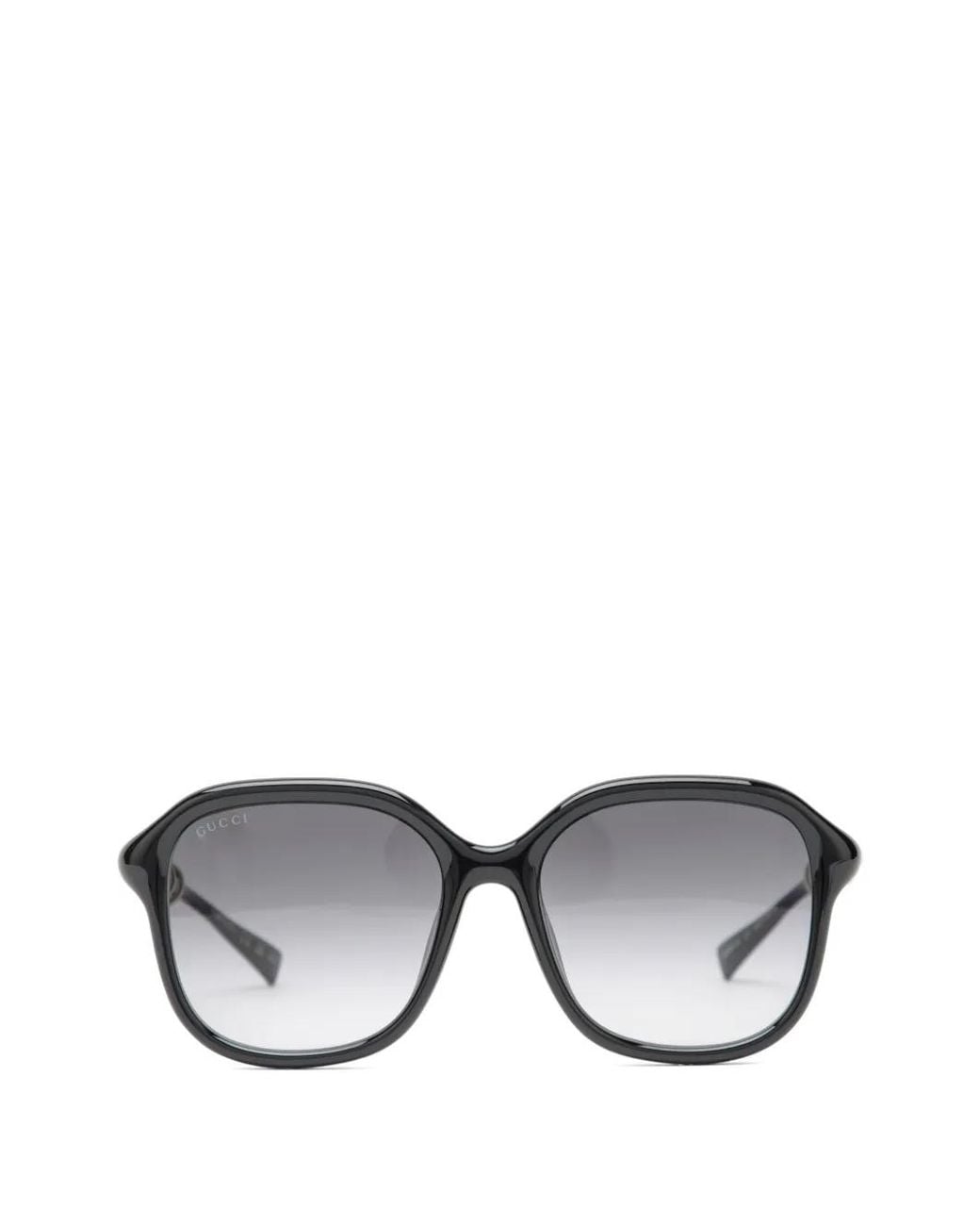 Gucci Gray Round-Frame Sunglasses