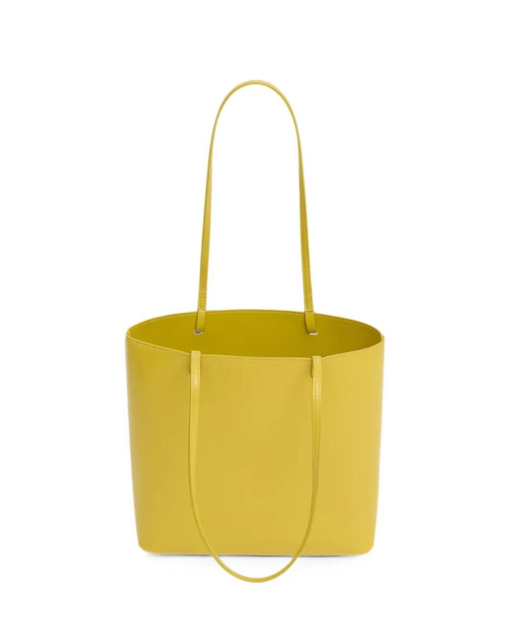 Mansur Gavriel Yellow Filo Leather Shoulder Bag