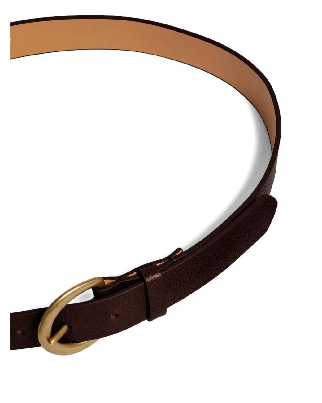 DSquared² Brown Logo-Embossed Leather Belt
