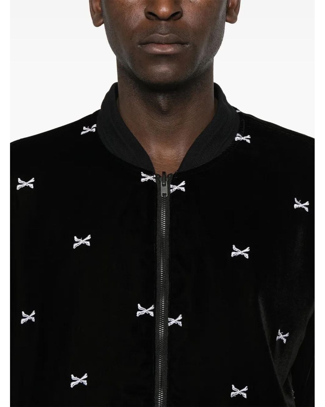 Veste Bomber Gutter À Design Réversible (w)taps pour homme en coloris Black