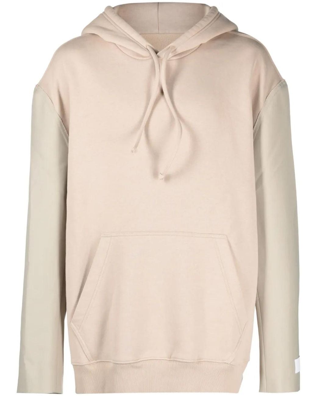 MM6 by Maison Margiela Natural Tailored Hooded Sweatshirt for men