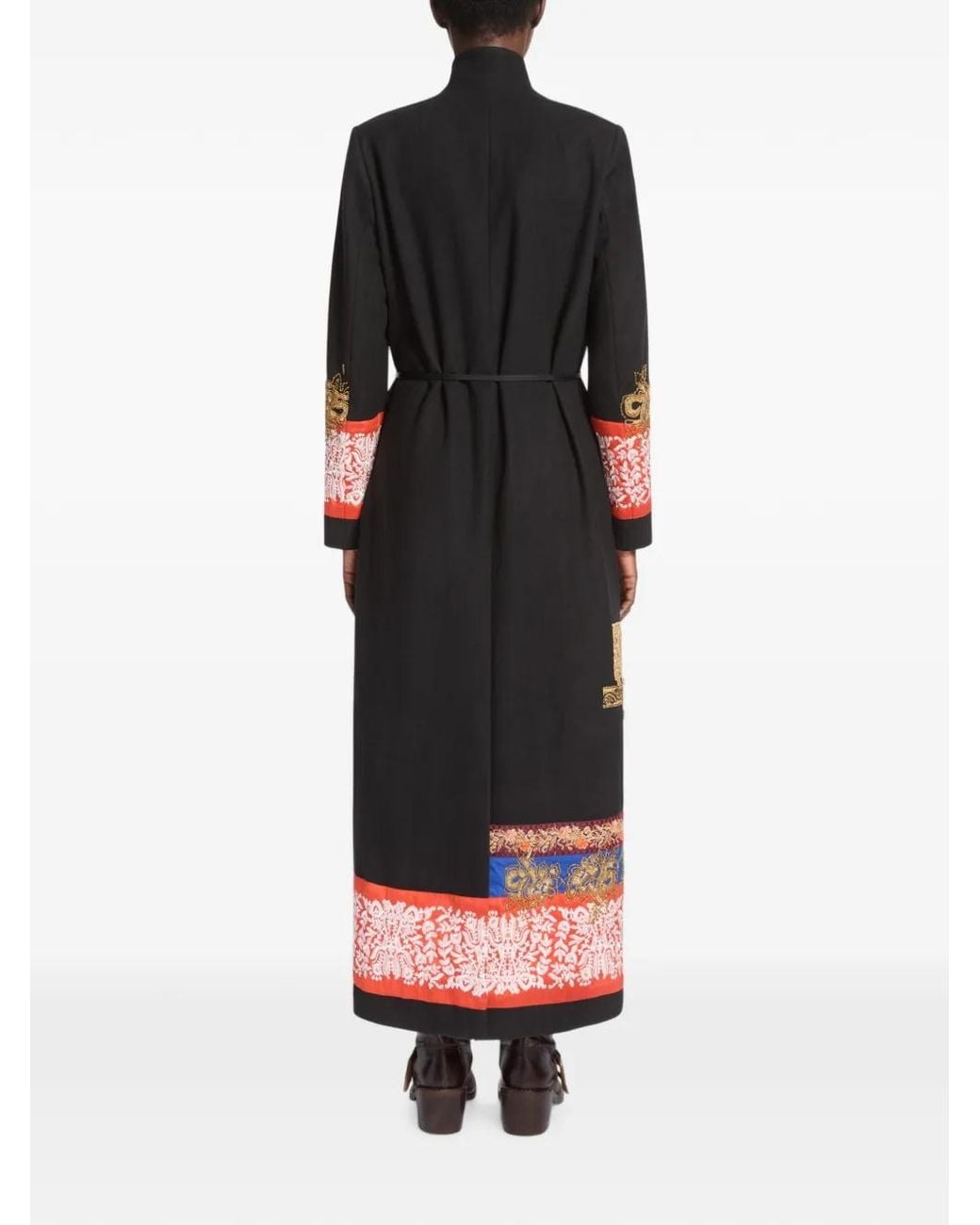Dries Van Noten Embroidered Wool Coat