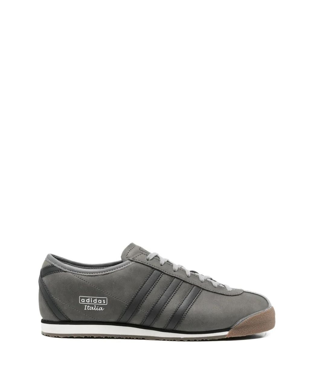 Adidas Gray Italia 70S Three-Stripe Sneakers for men