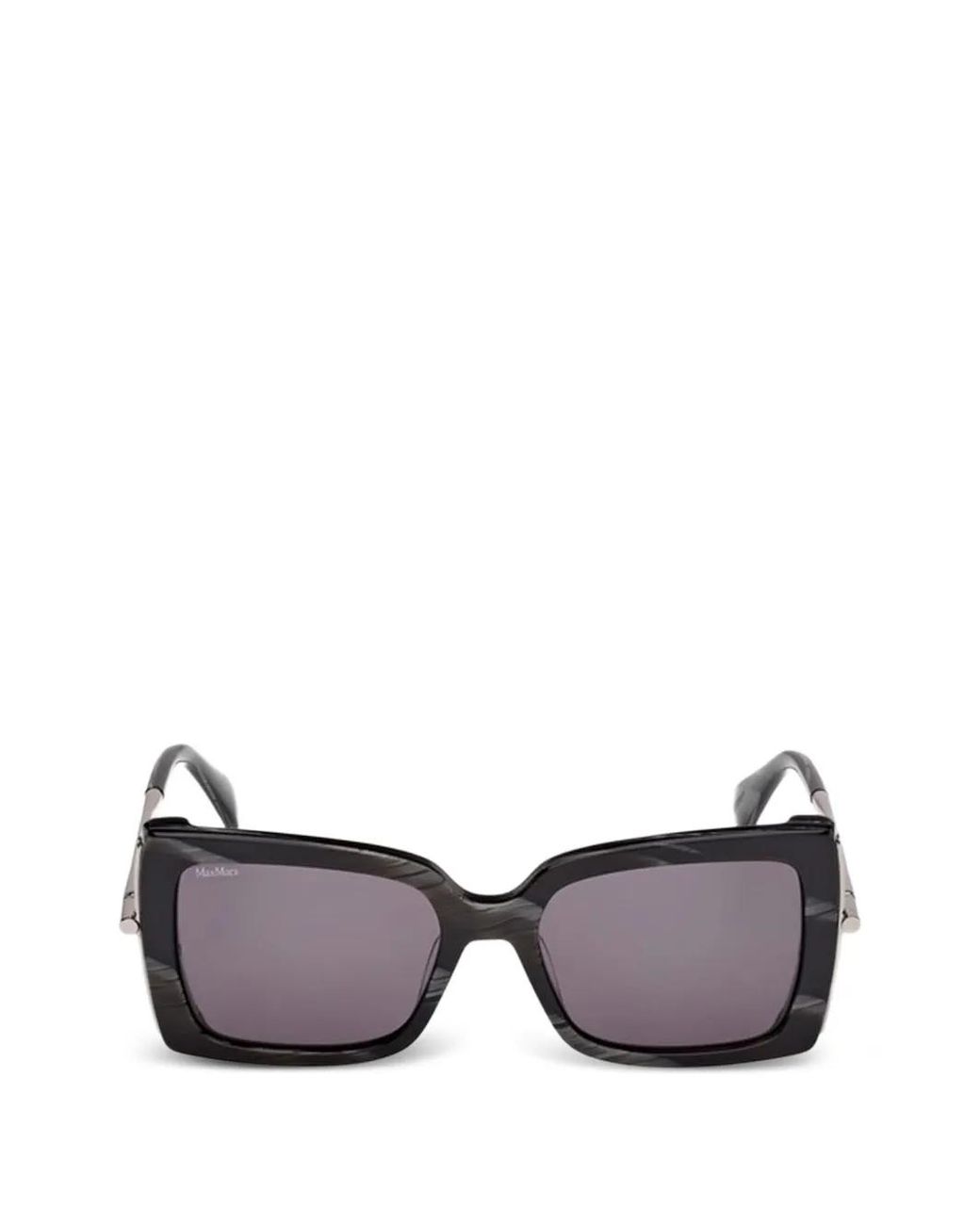 Max Mara Eyewear Gray Geometric-Frame Sunglasses