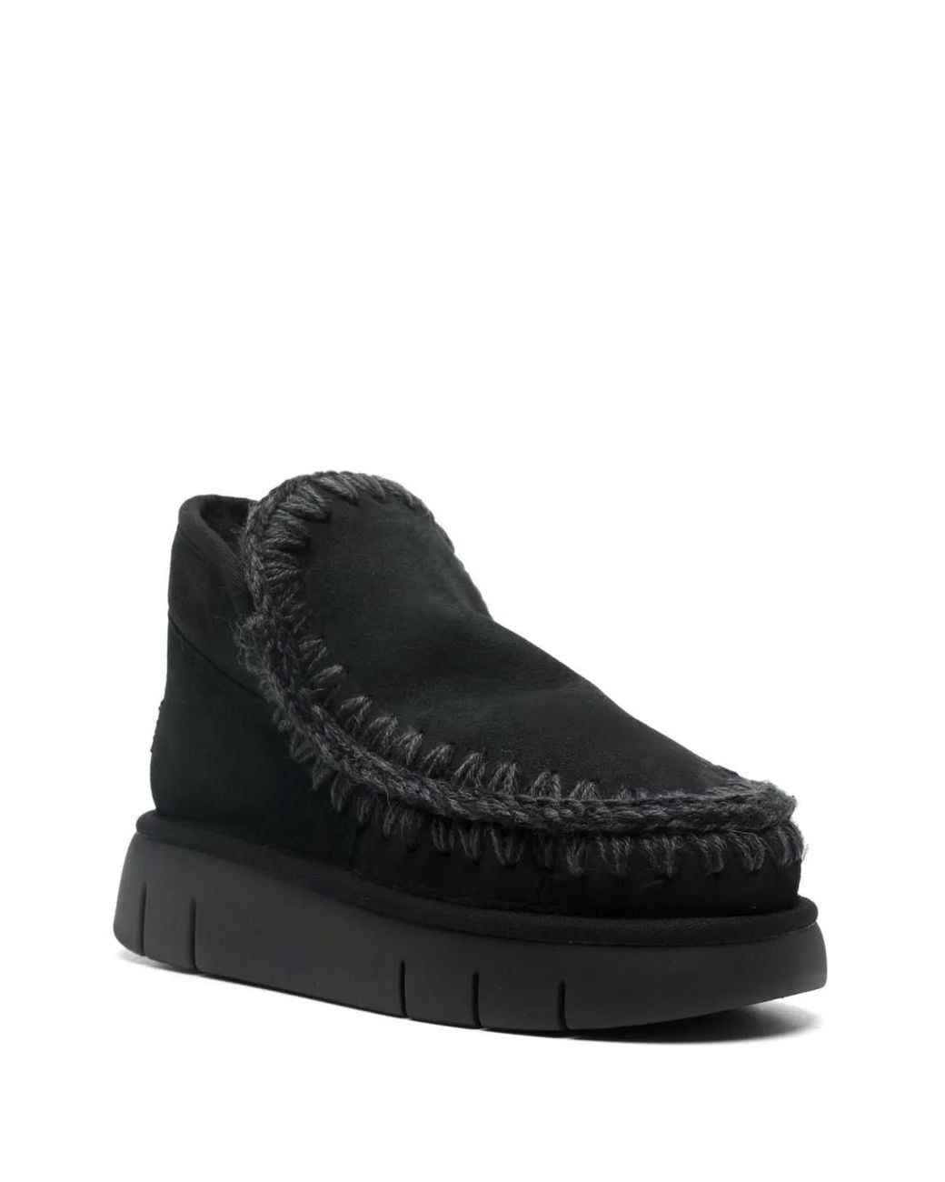 Mou Black Ankle Boots