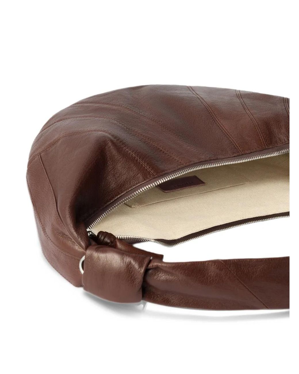 Lemaire Brown Fortune Croissant Bag