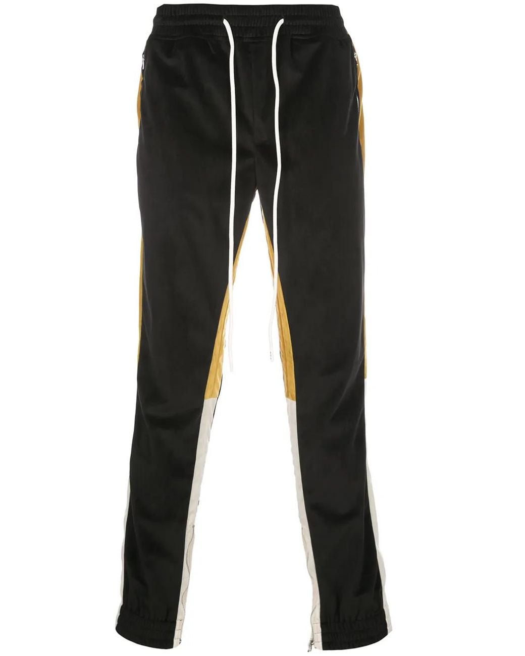 God's Masterful Children Black Velvet Retro Trousers for men