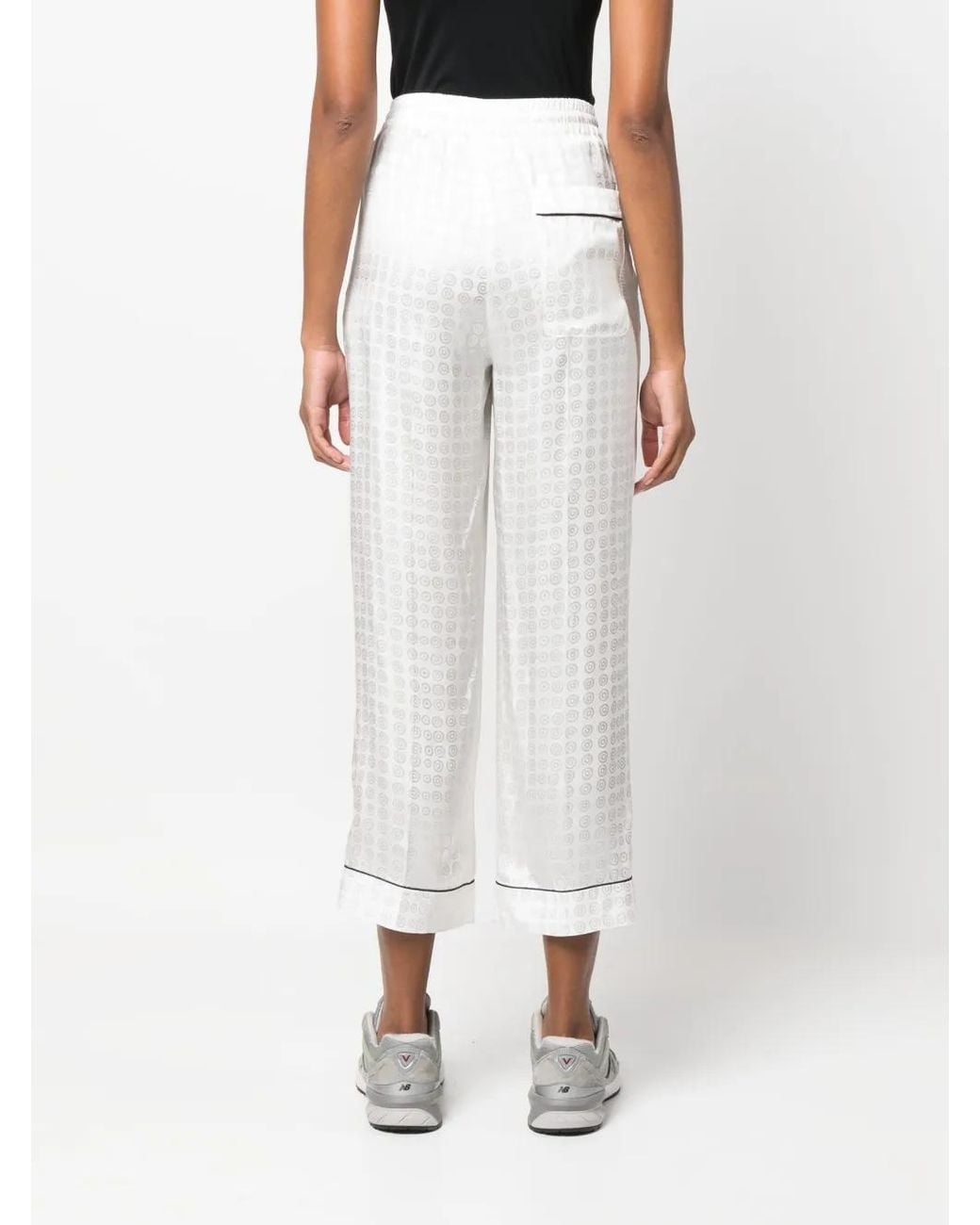 10 Corso Como Straight Broek in het White