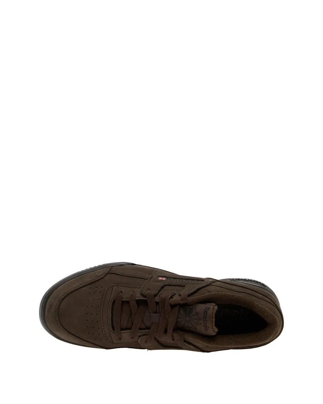 Baskets Basses Workout Plus À Patch Logo Reebok en coloris Brown