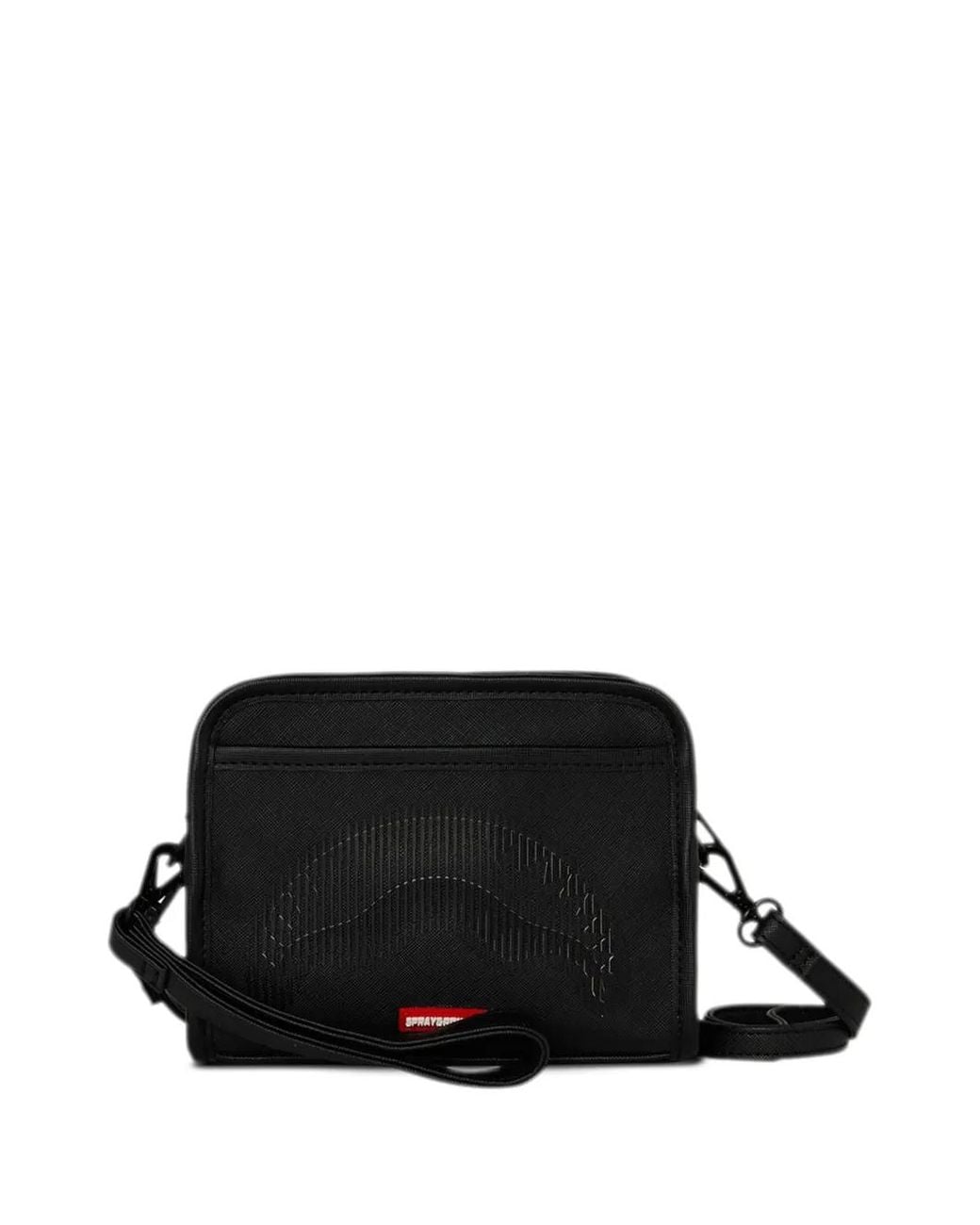 Sprayground Black Stealth Glide Shoulder Bag