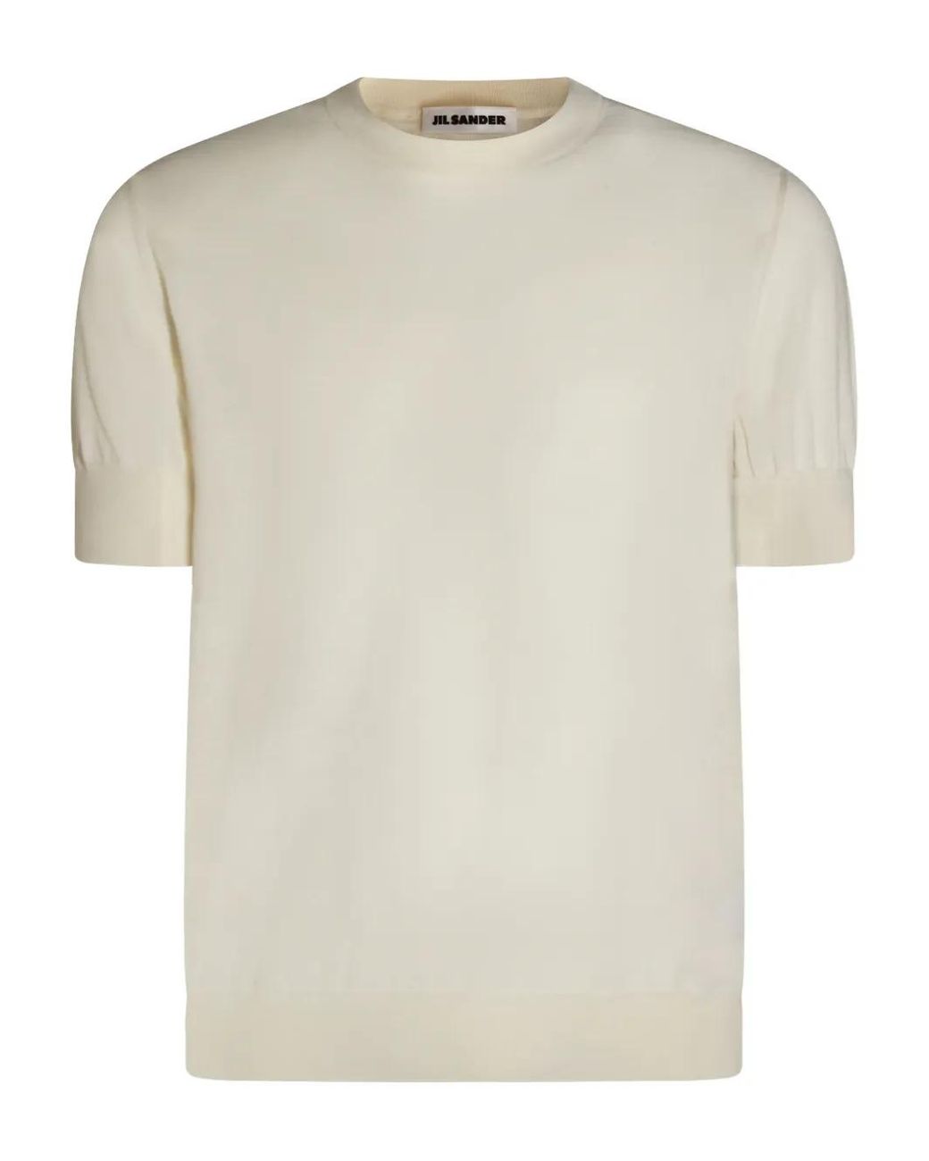 Jil Sander White Short-Sleeve T-Shirt for men