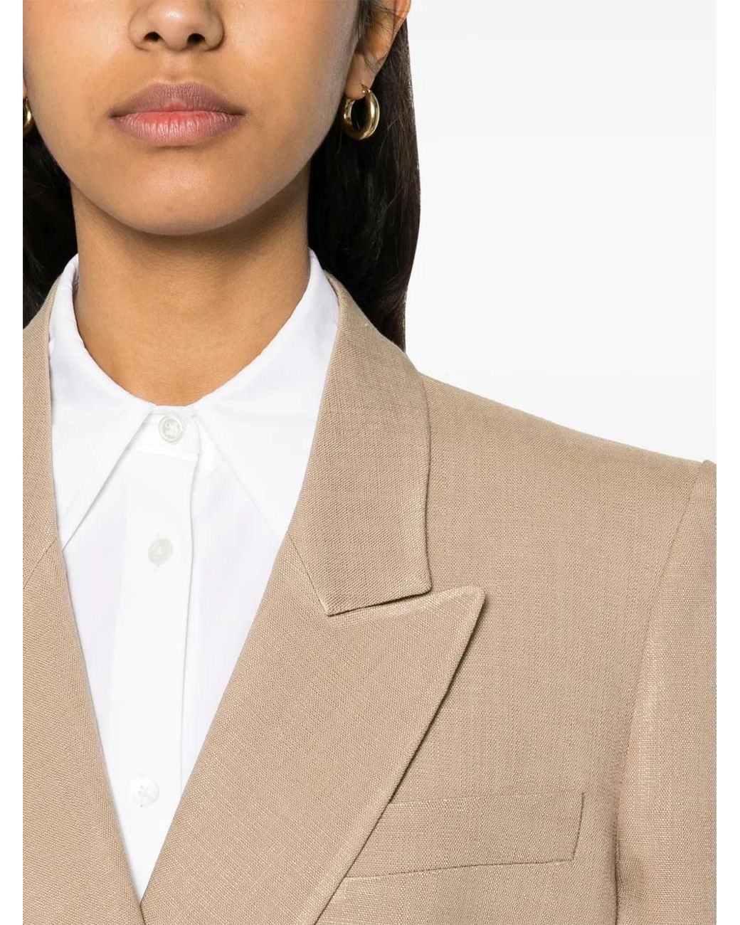 MSGM Natural Arena Sand Jacket For Ss24