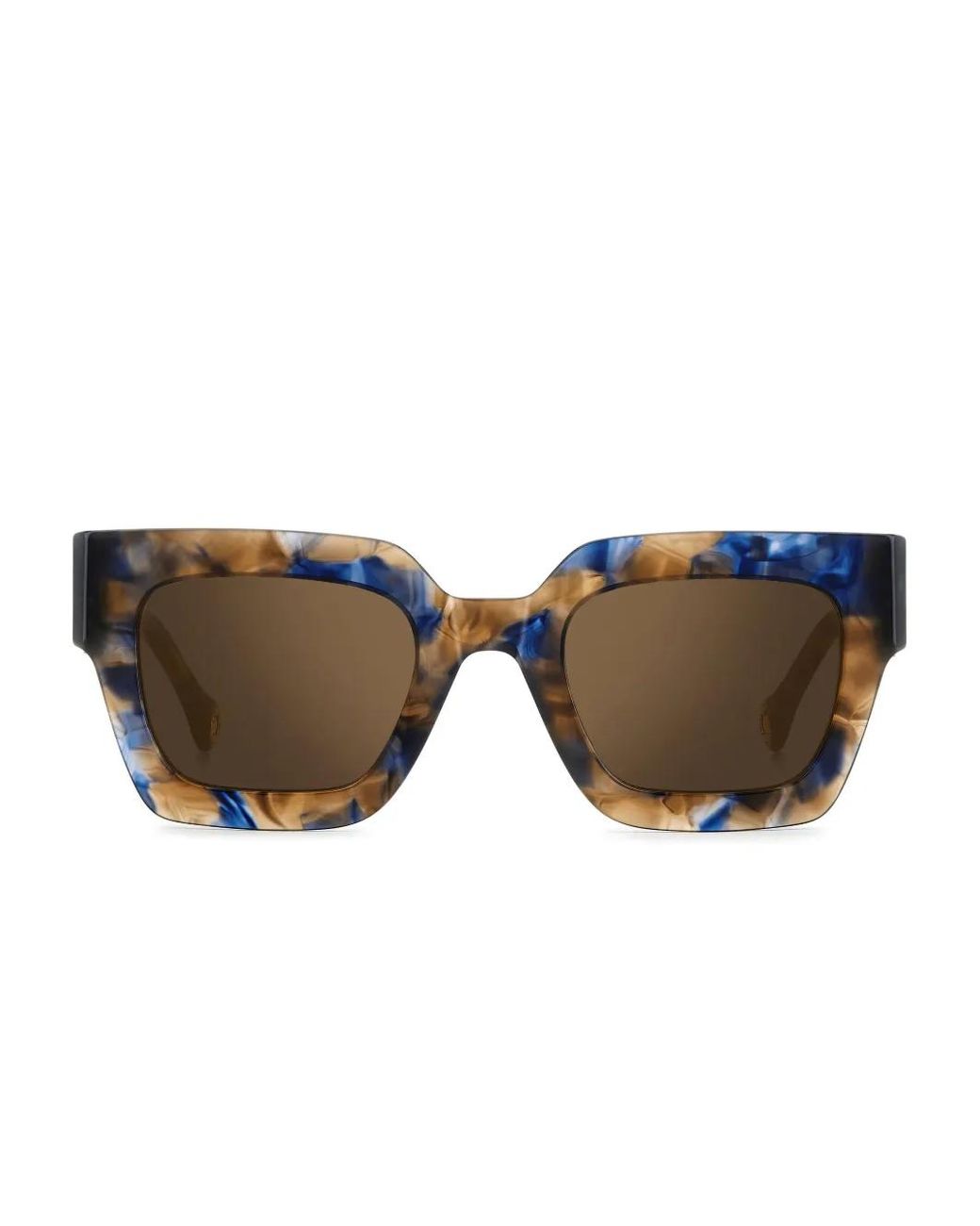 Carolina Herrera Brown Her Square Sunglasses