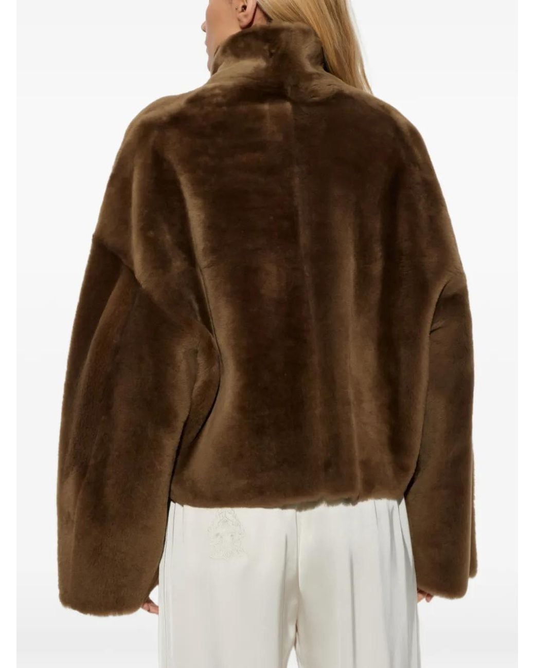 Arma Brown Indy Reversible Shearling Jacket