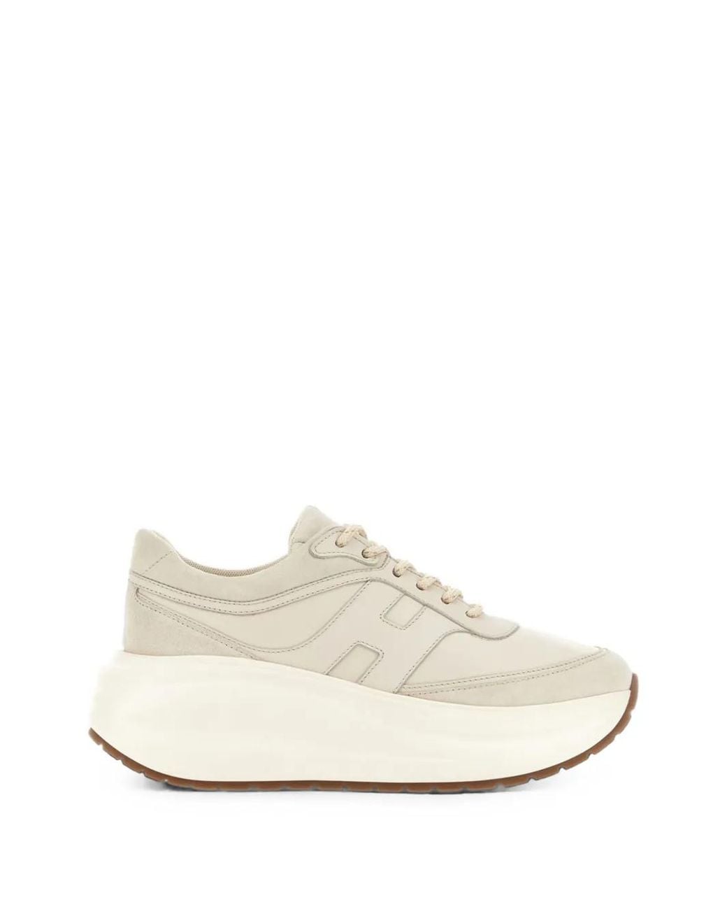 Hogan White Baskets À Empiècements Contrastants H696