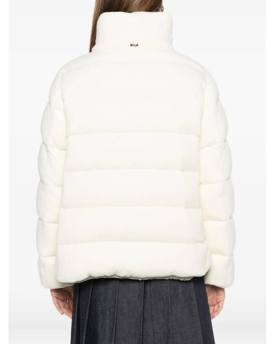 Herno Natural Short Padded Jacket
