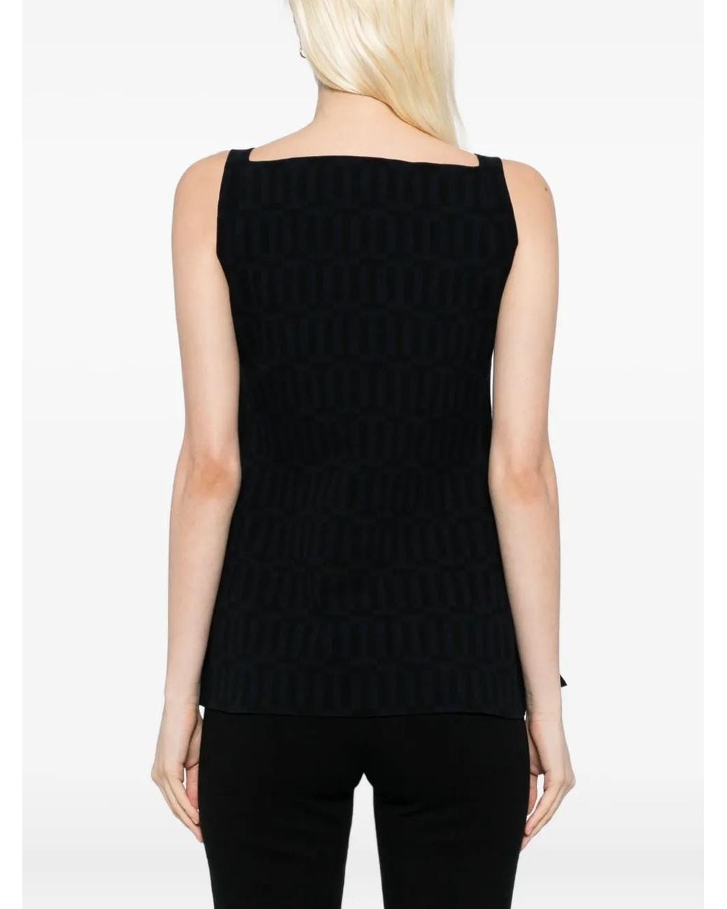 High Sport Black Asher-Apron Top
