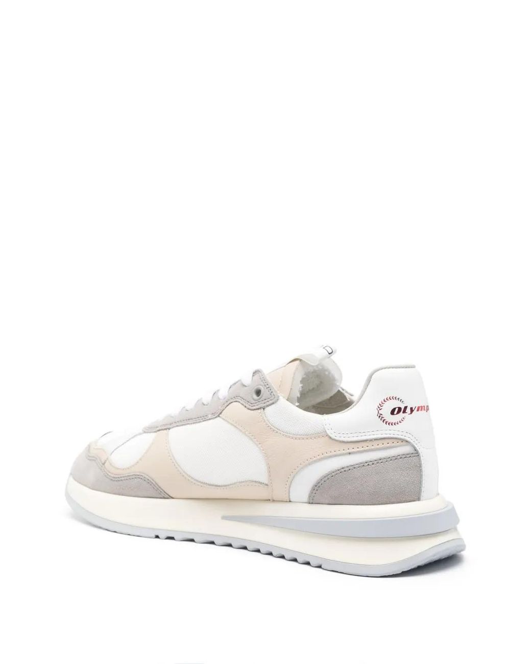 Philippe Model White Baskets À Patch Logo for men