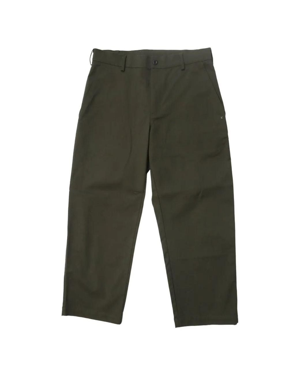 HTC Green Stud-Embellished Baggy-Fit Trousers for men