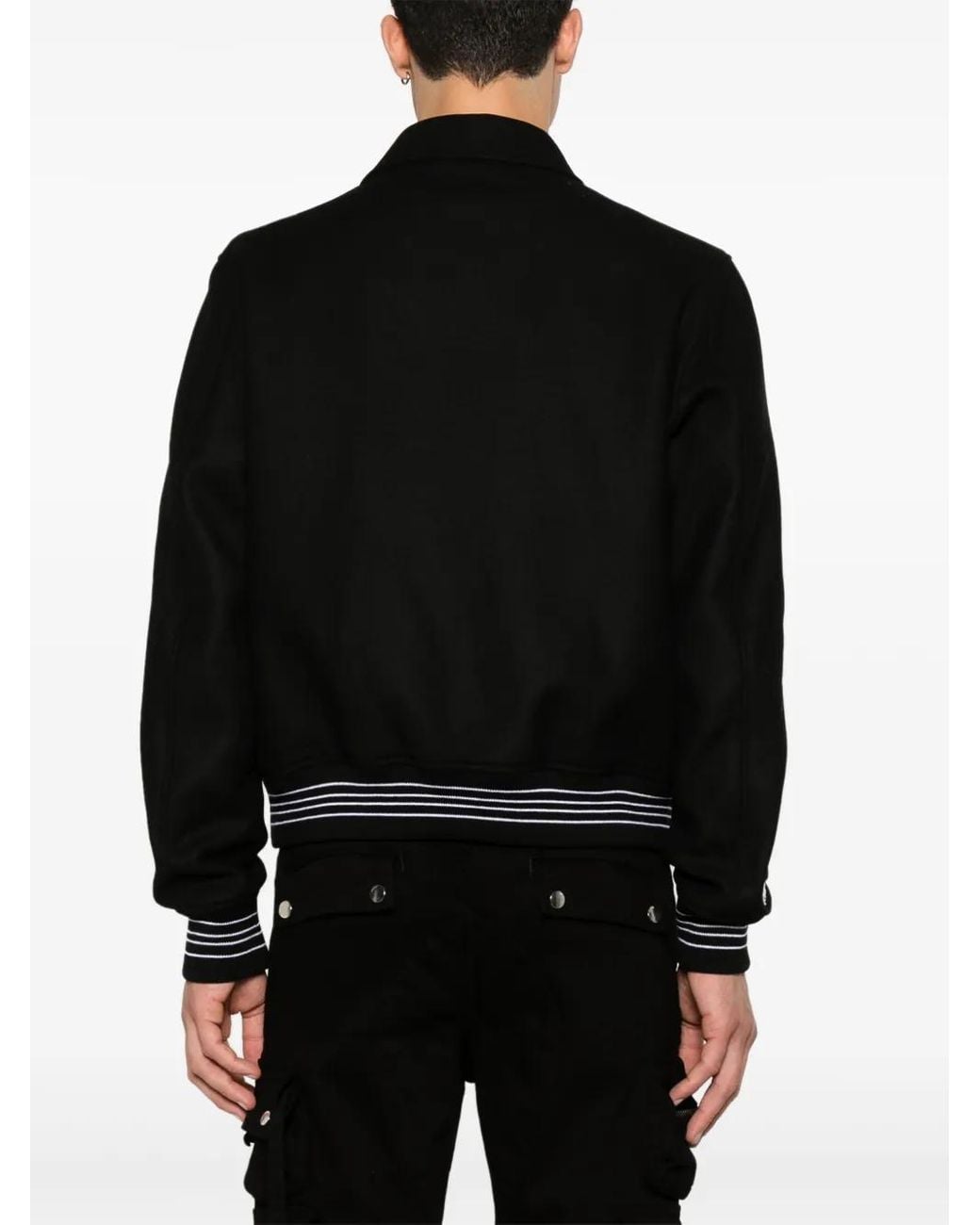 Amiri Black Tailored And Wool Blend Jacket for men