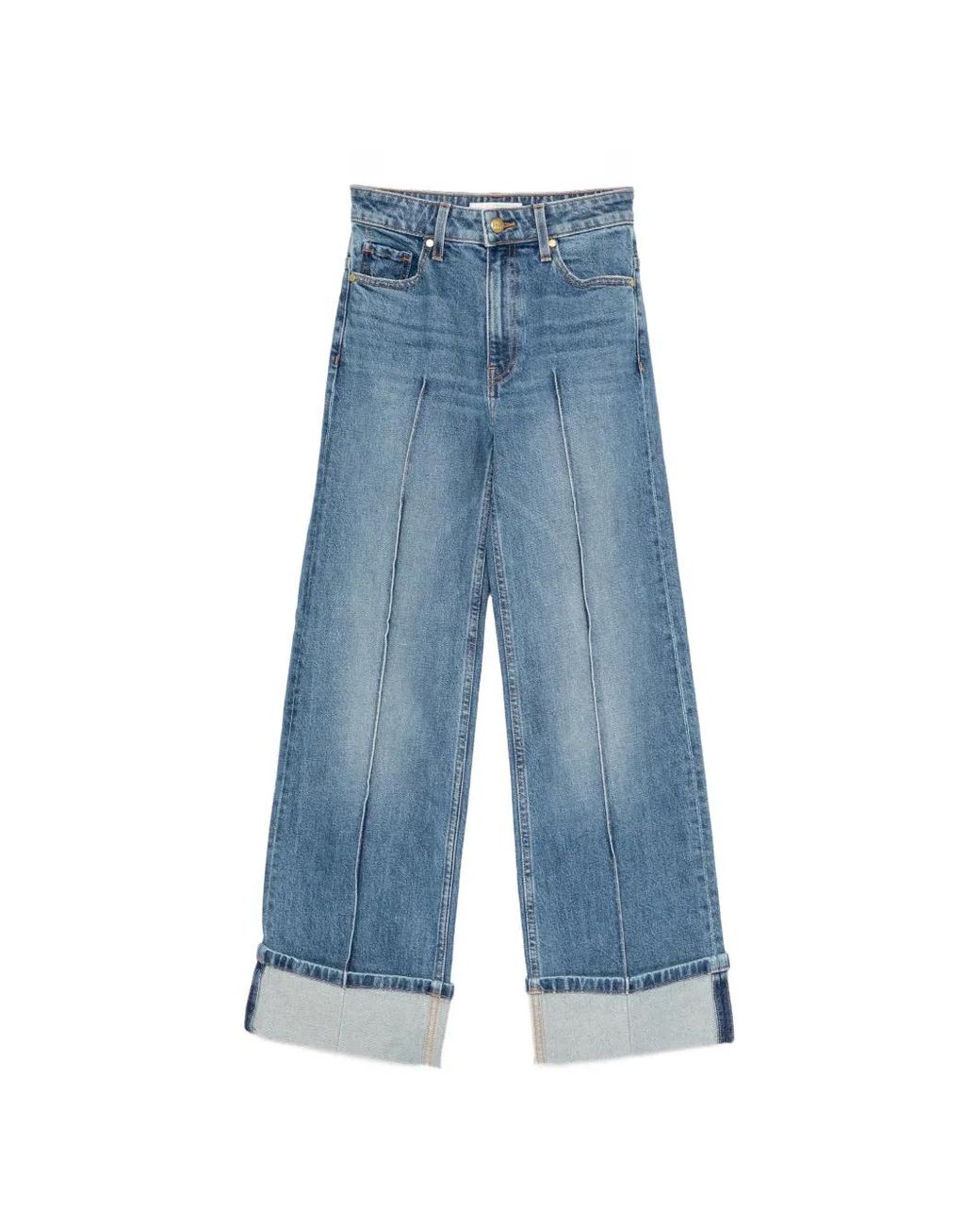 Ulla Johnson Blue Seam-Detail Jeans