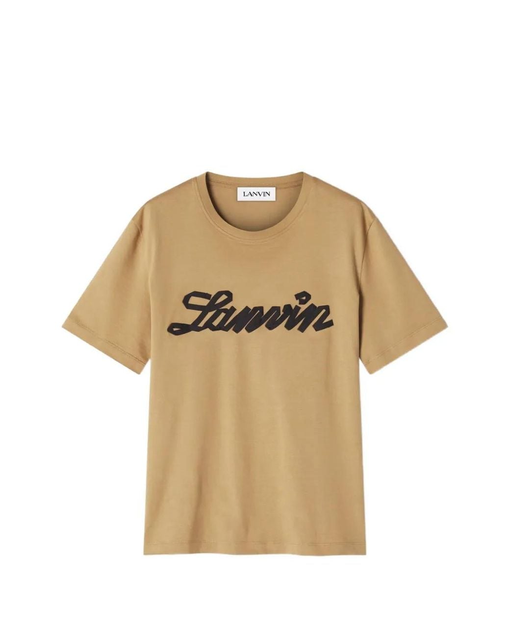 Lanvin Natural Ribbon T-Shirt for men