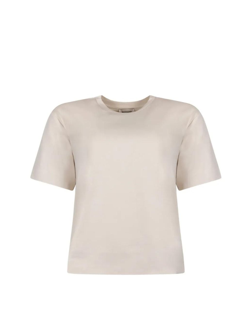 Weekend by Maxmara Natural T-Shirt À Col Rond