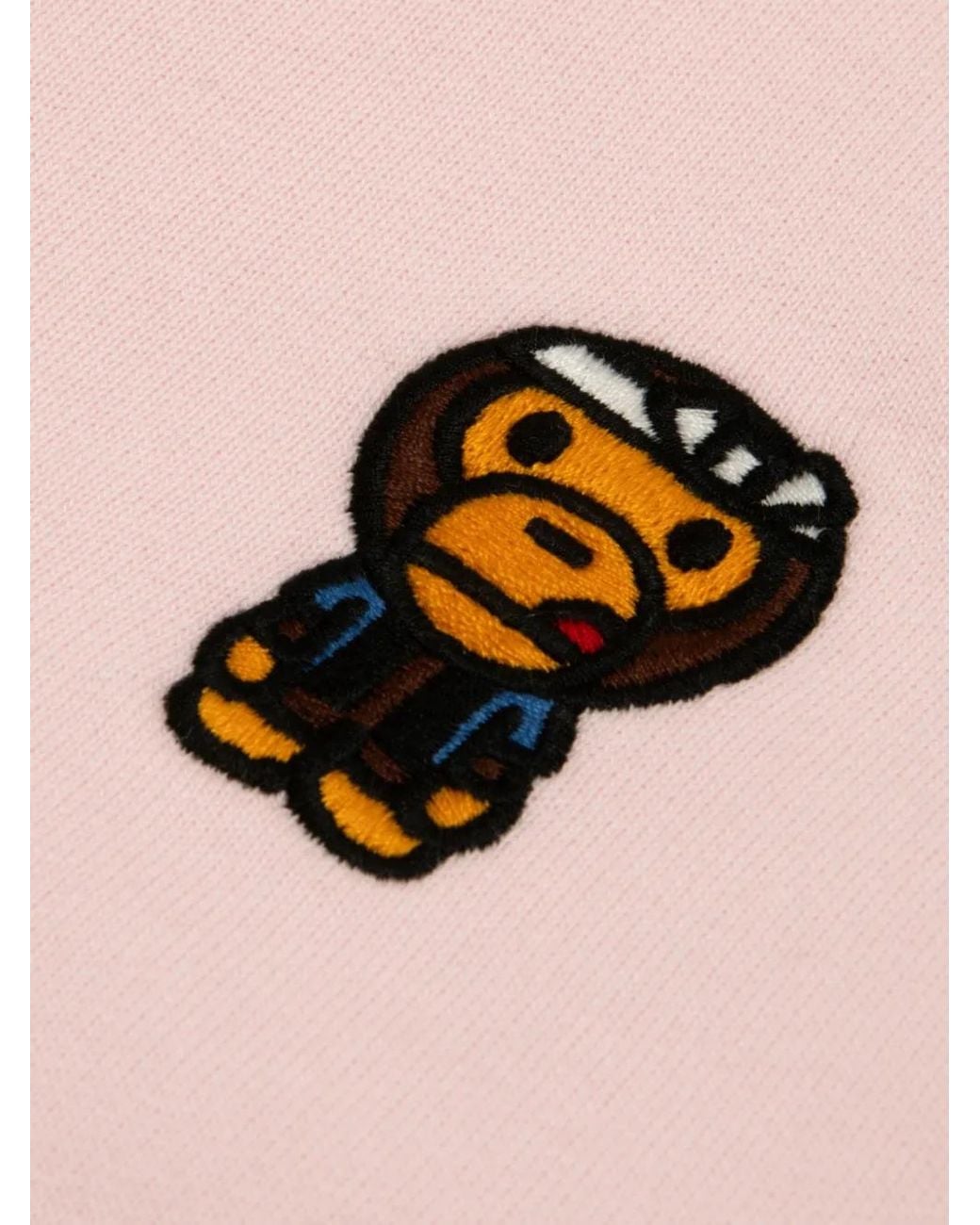 *BABY MILO® STORE BY *A BATHING APE® Pink Graphic-Print Sweatshirt
