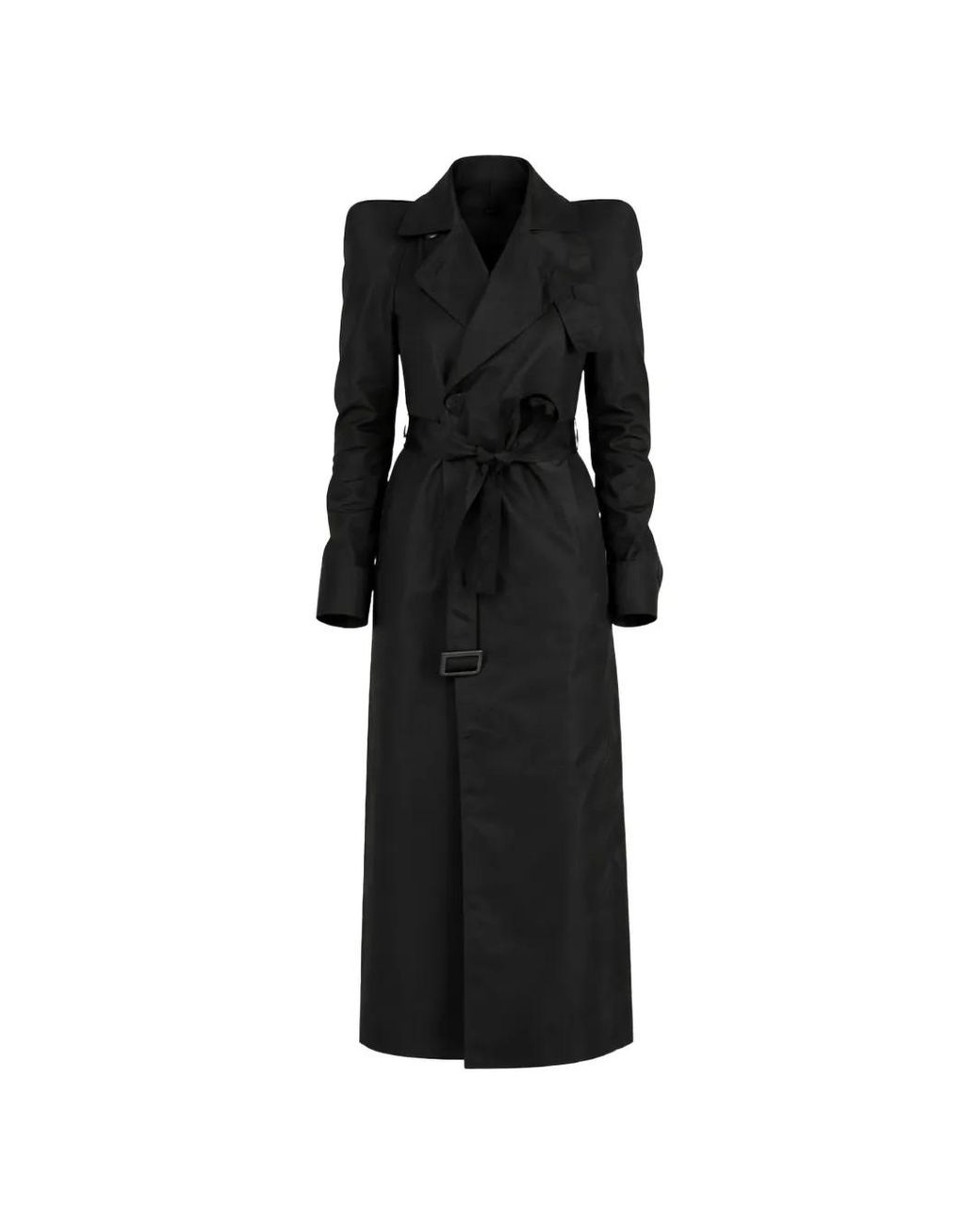 Rick Owens Black Maria Trench Coat