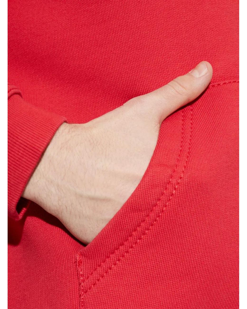 DSquared² Logo Sweatshirt in Red für Herren