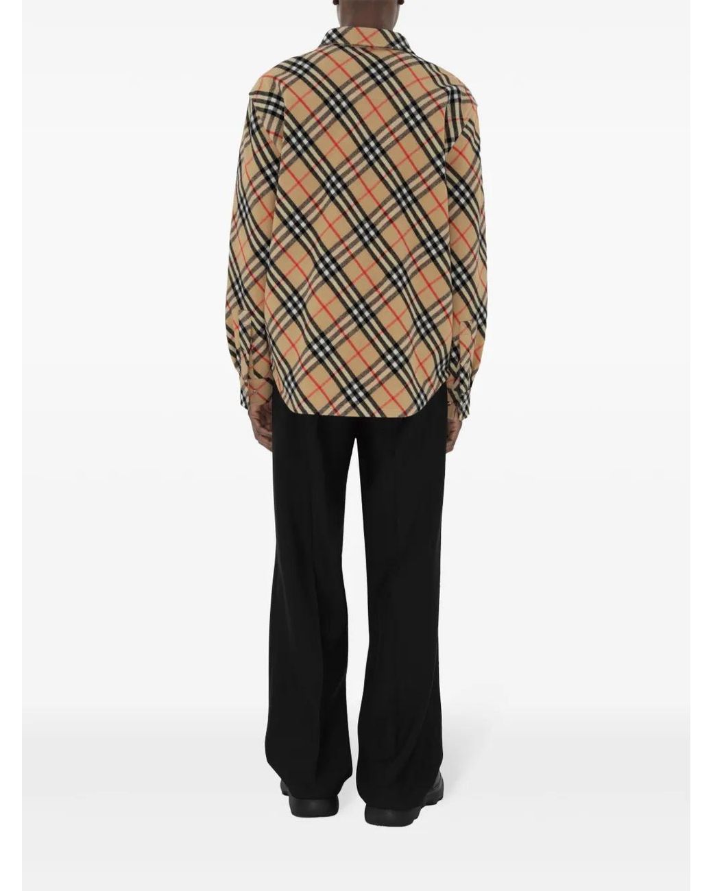 Burberry Brown Camicia Vintage Check for men