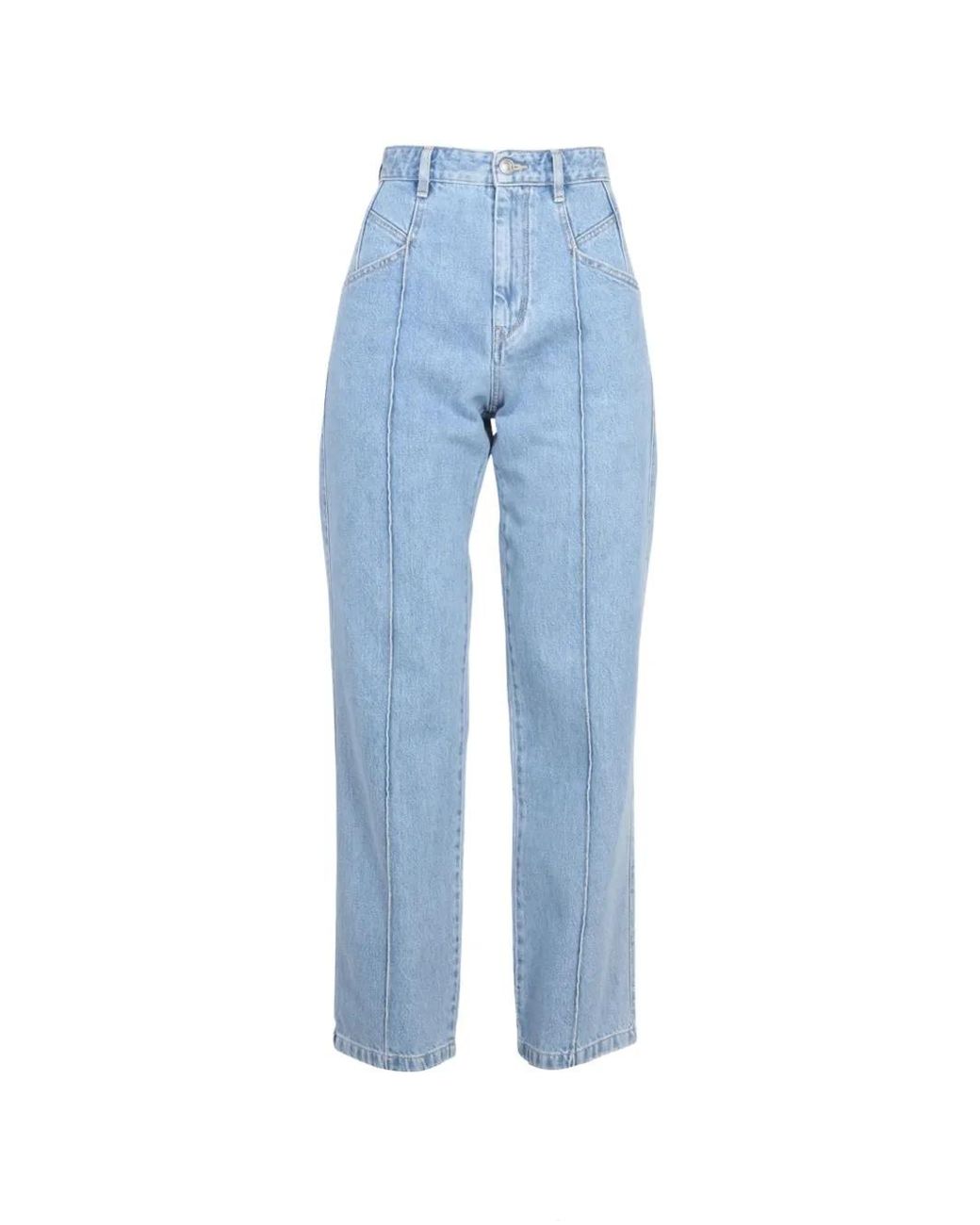 Isabel Marant Blue Nadege Straight Jeans