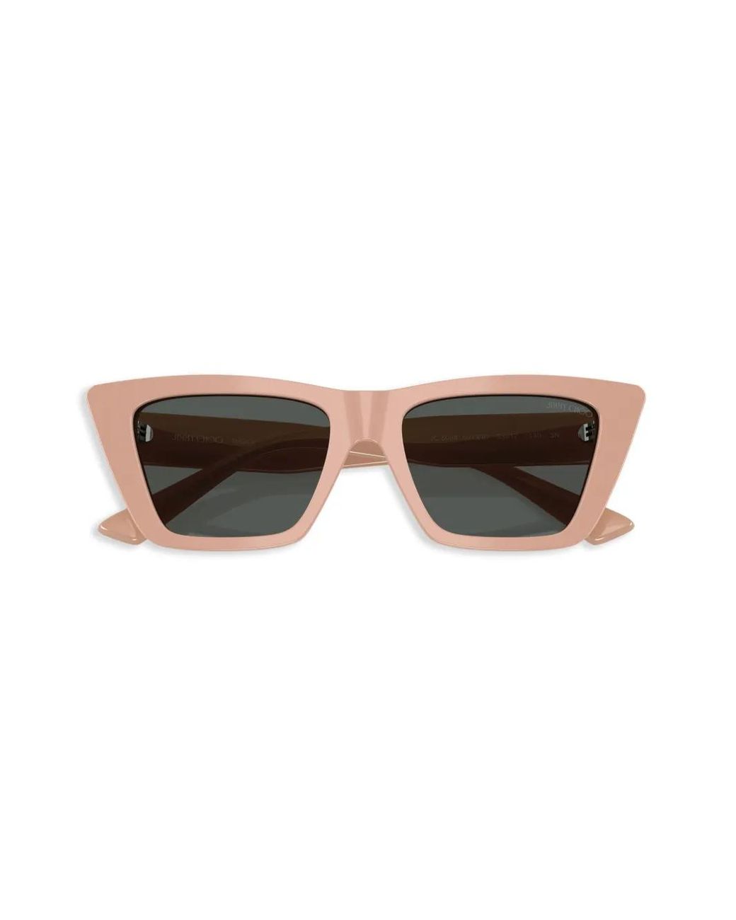 Jimmy Choo Gray Cat-Eye Sunglasses