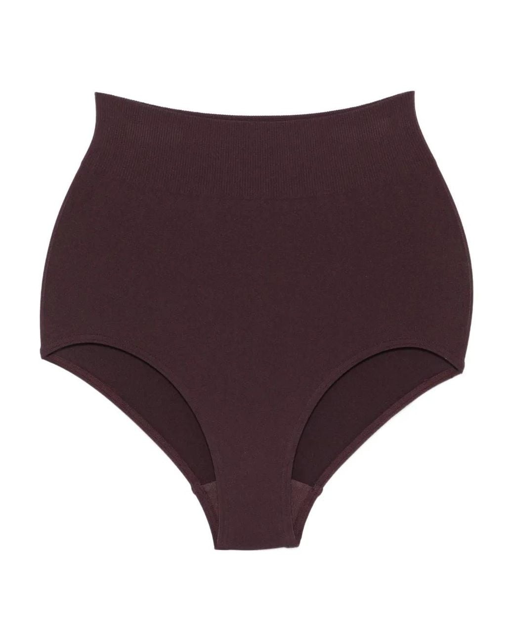 Wolford Purple High-Waisted Shorts