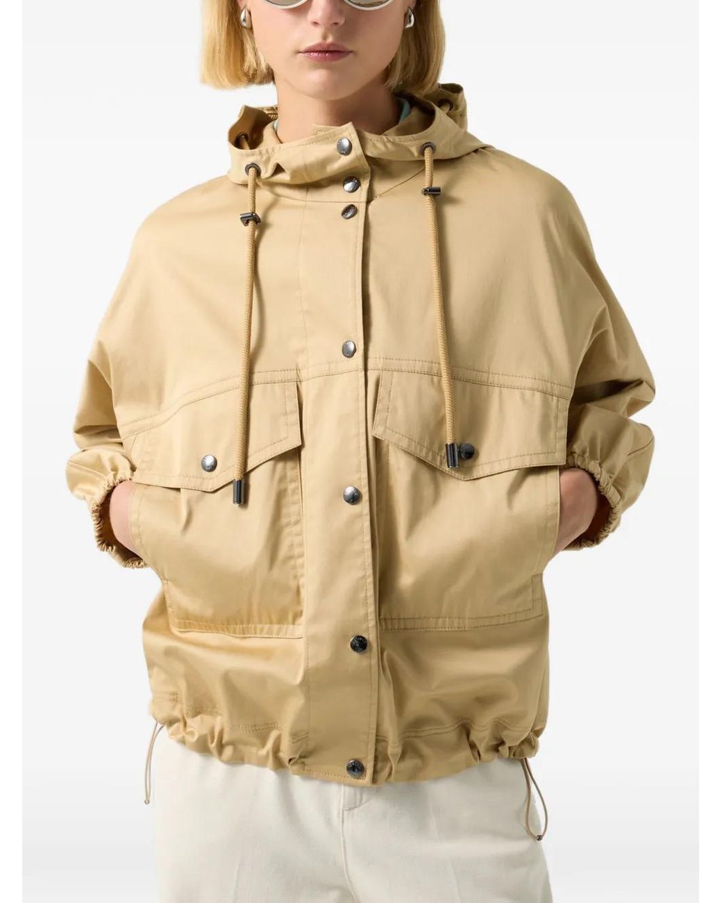 Bogner Natural Victoria Hooded Jacket