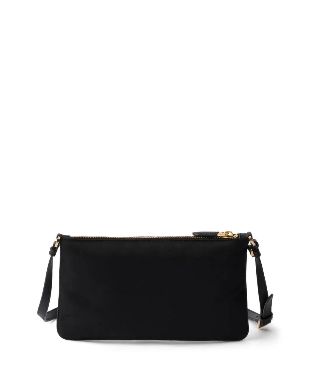 Borsa a spalla logo di Prada in Black