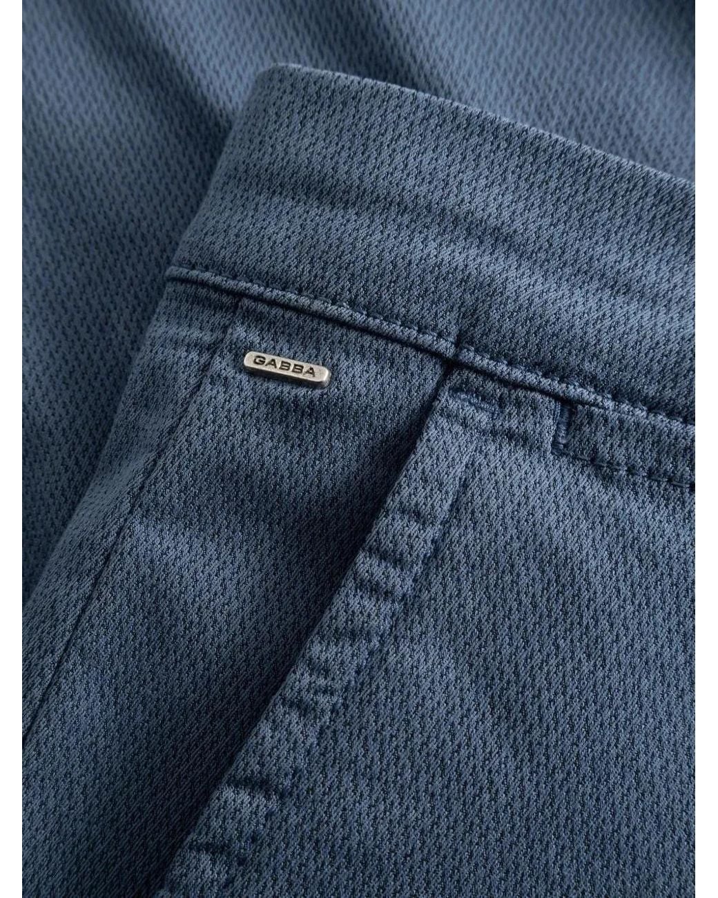 Gabba Blue Paul Dale Chino Trousers for men