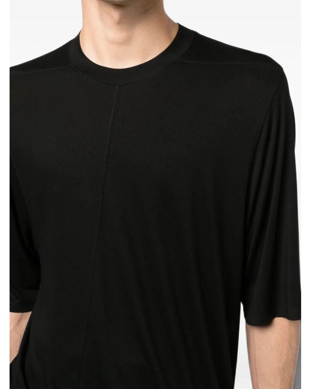 Tessitura Body Couture Black T-Shirt Oversize À Manches Courtes for men