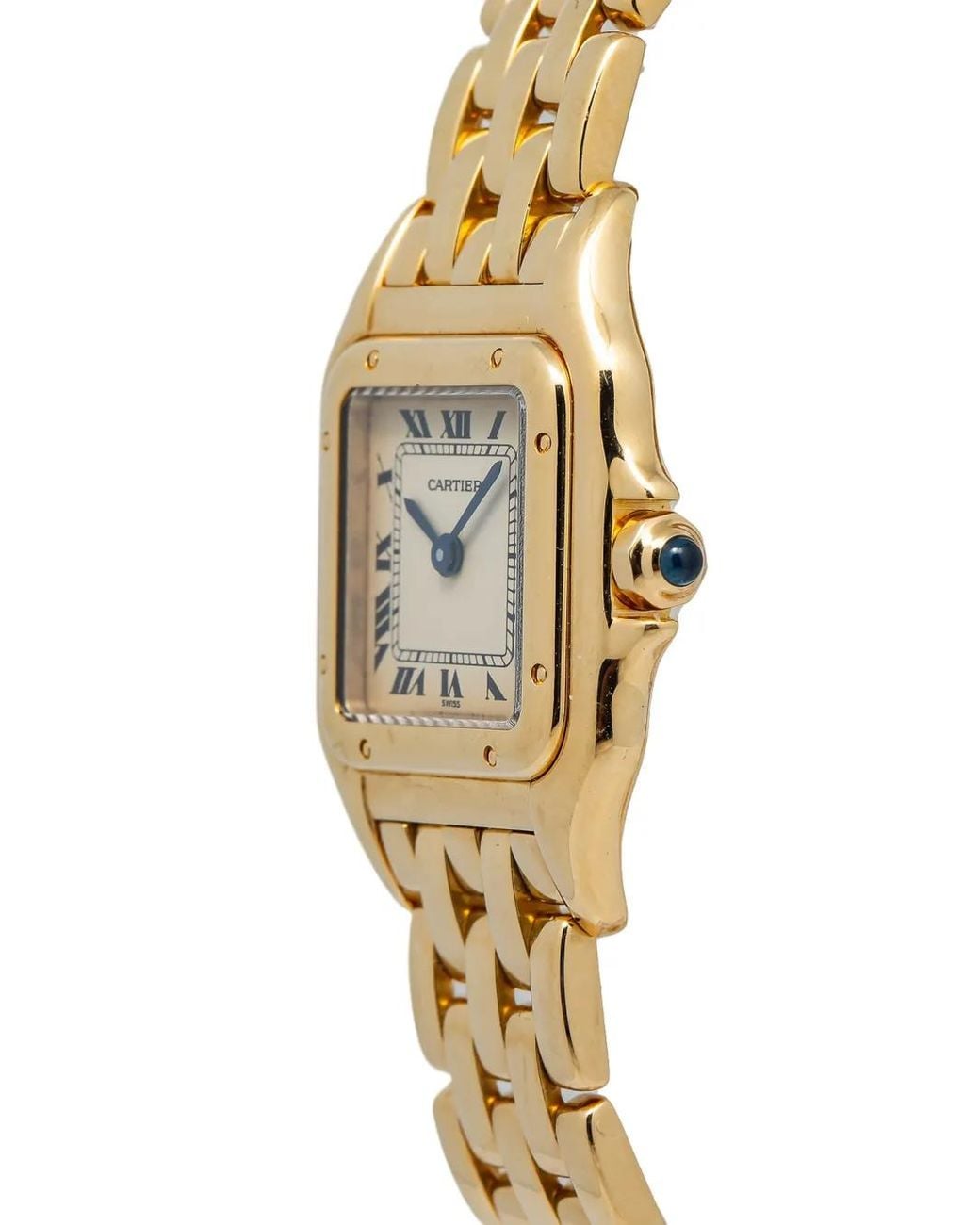 Cartier Metallic Panthere 22Mm Square Watch