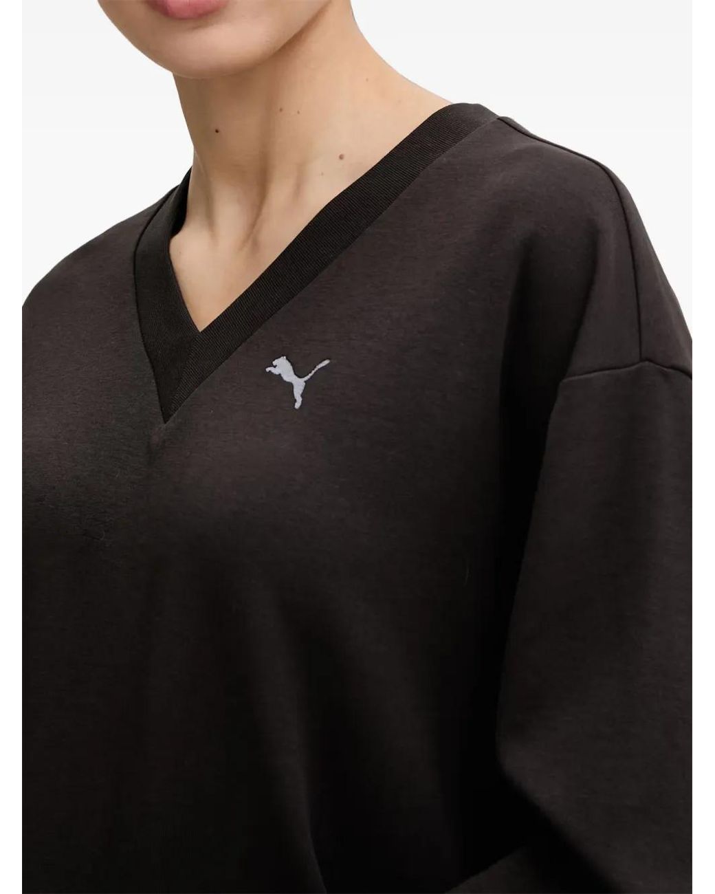 PUMA Black Pull À Logo Brodé
