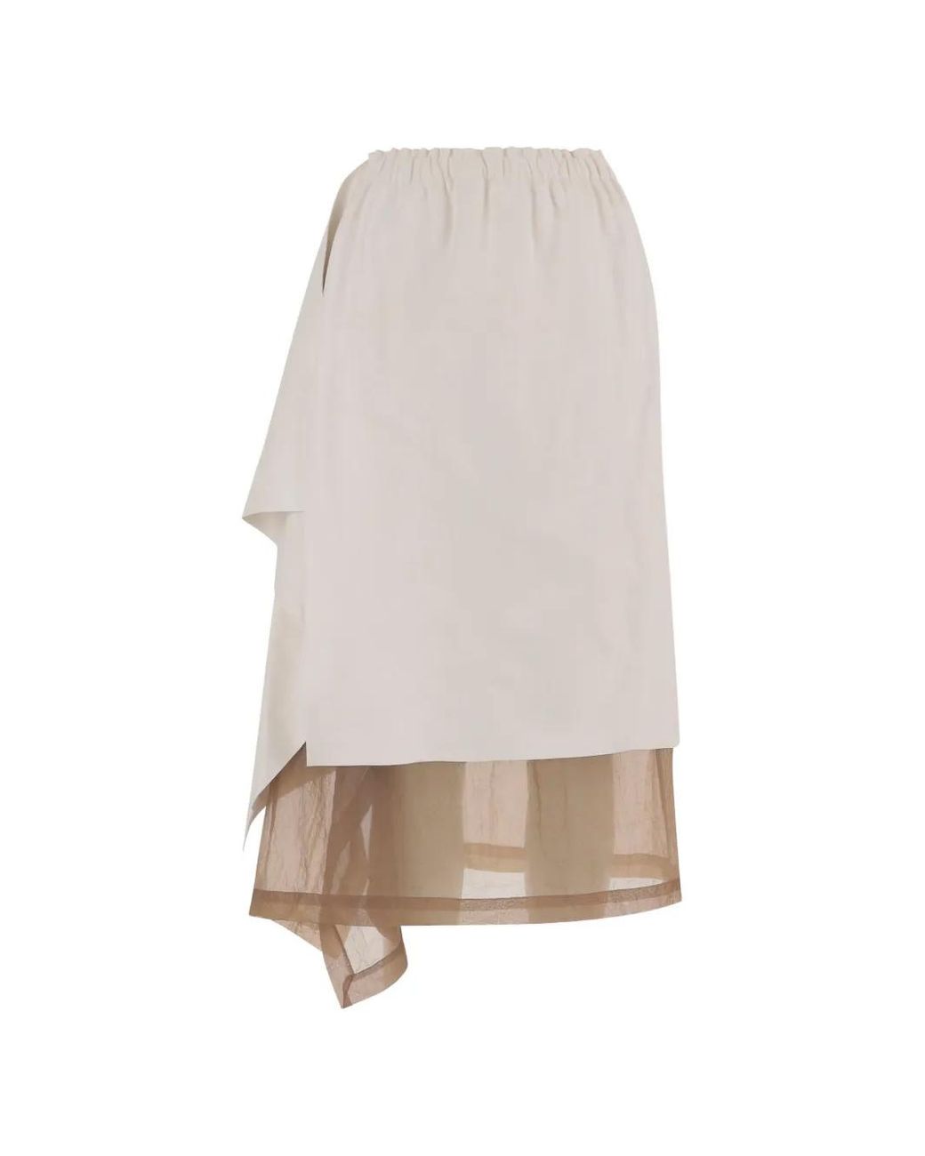Niccolò Pasqualetti White Leather Skirt