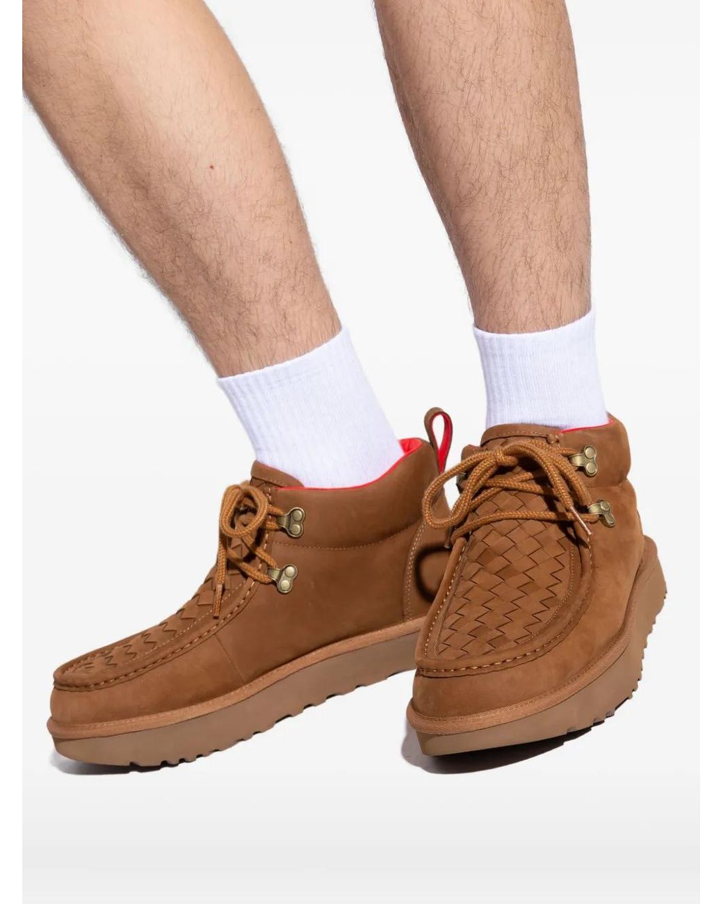 Stivali Ambush Con Lacci di Ugg in Brown da Uomo