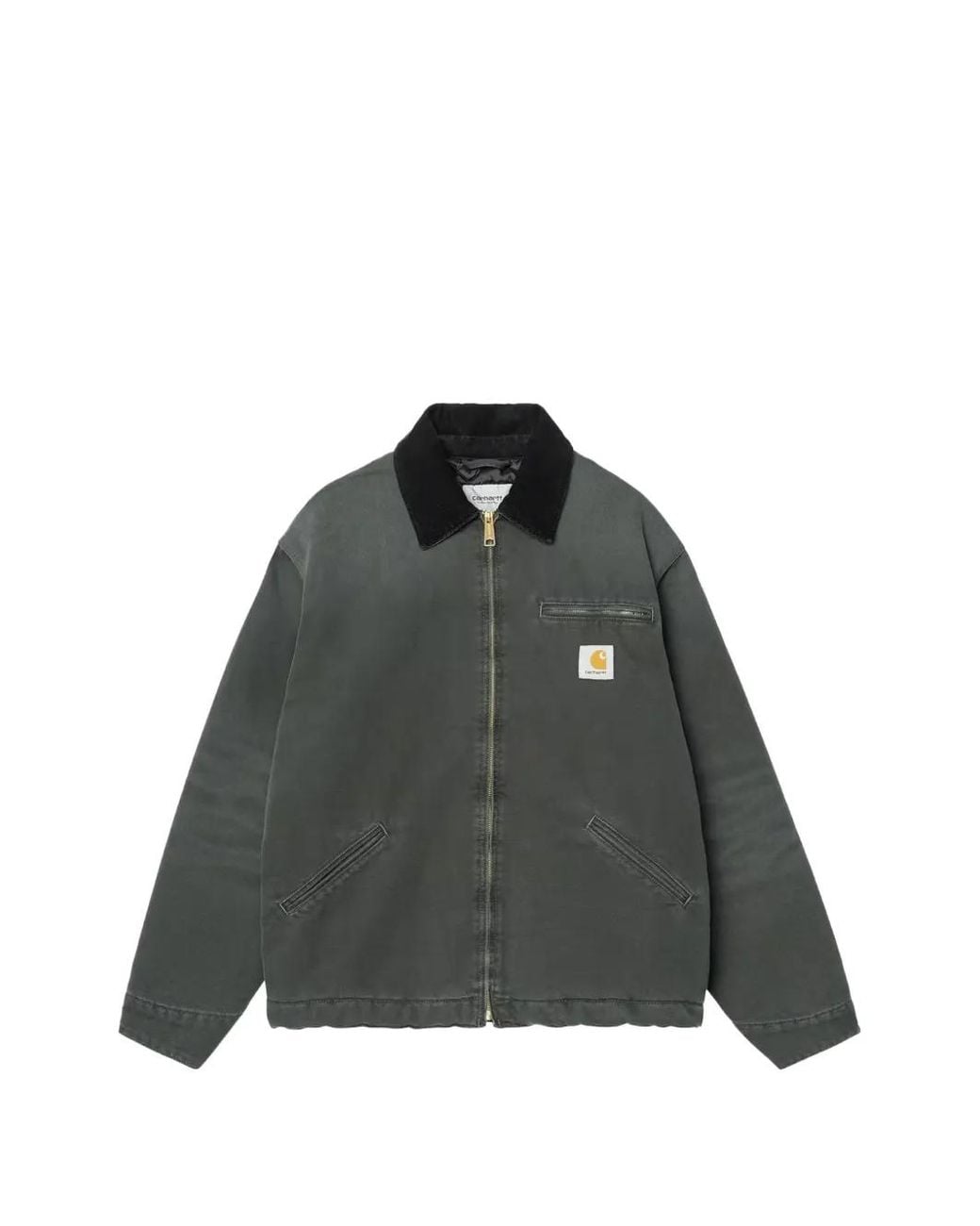 Carhartt Black Detroit Zip-Up Jacket for men