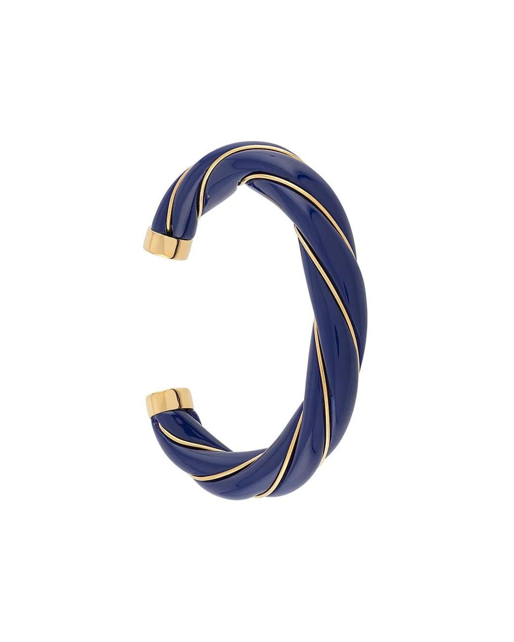 Aurelie Bidermann Blue Diana Twist-Cuff Bracelet